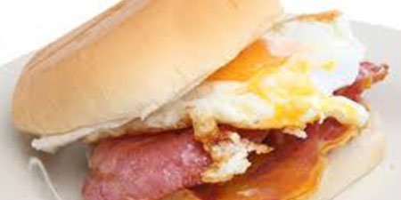 FOC bacon and egg roll