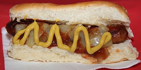 Hotdogs on the FOC food van menu